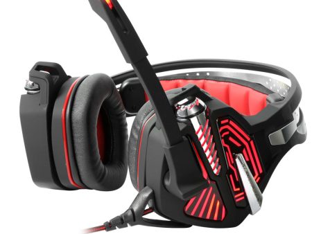 Kotion Each GS100 Gaming Headphone - Black Red Supply