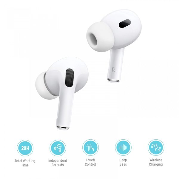 Porodo Blue Earbuds Pro 2 - White Online