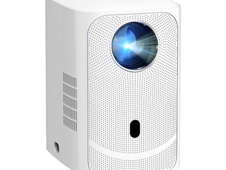 Porodo Mini Projector Wireless Mirroring - 55W   HDMI   USB   Audio Port   WiFi   Bluetooth - White For Cheap