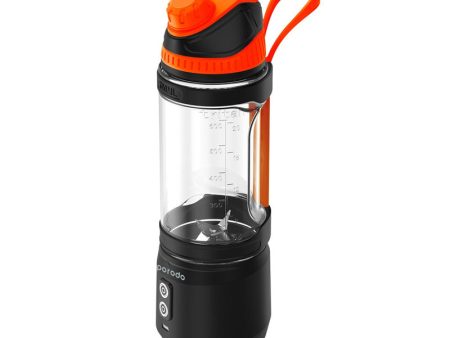 Porodo Lifestyle Dual Spin Clockwise & Reverse Portable Blender - Black Online Sale