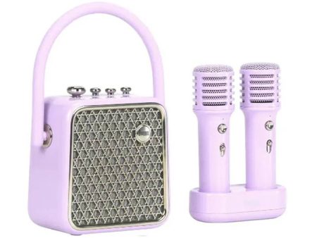 Divoom SongBird SE Portable Bluetooth Speaker With Dual Microphone Karaoke Function - Purple For Discount