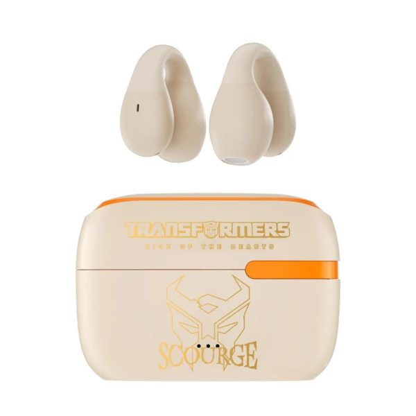 Transformers TF-T05 Wireless Bluetooth Earbuds - Beige For Discount