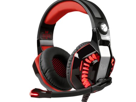 Kotion Each G2000 Pro Gaming Headphone - Black Red Fashion