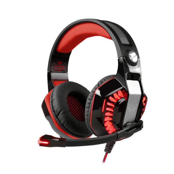 Kotion Each G2000 Pro Gaming Headphone - Black Red Fashion