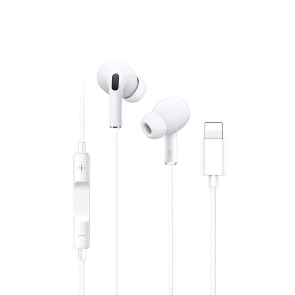 Yesido YH36 in-ear wired earphone - 1.2M   Lightning - White Sale