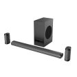 Powerology Surround Wireless Soundbar - 5.1ch   735W   Black For Cheap