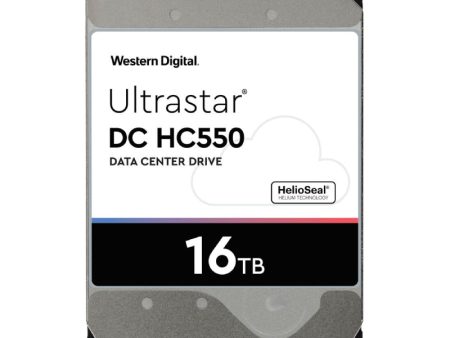 WD Ultrastar DC HC550 Hard Drive - 16TB   3.5-inch   SATA-III   7200 RPM   512MB Discount