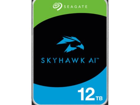 Seagate SkyHawk AI Surveillance ST12000VE001 Hard Drive - 12TB   SATA 6Gb s   256 MB Buffer on Sale