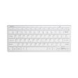 YESIDO KB11 Wireless Keyboard - 10M   2.4G   USB   Bluetooth - White Online now