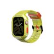 SKINARMA Apple Watch Strap Saido 45 44 mm - Neon Yellow on Sale