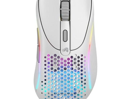 Glorious Model D2 Wireless RGB Gaming Mouse - Matte White For Discount