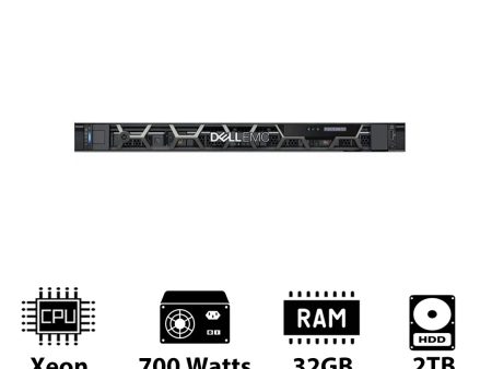 Dell PowerEdge R250 - Xeon-2.80GHz   4-Cores   32GB   2TB HDD   1x 700Watts   Rack (1U) on Sale