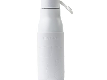 Eltoro Stainless Steel Bottle - 500ml   White with White Sleeve on Sale