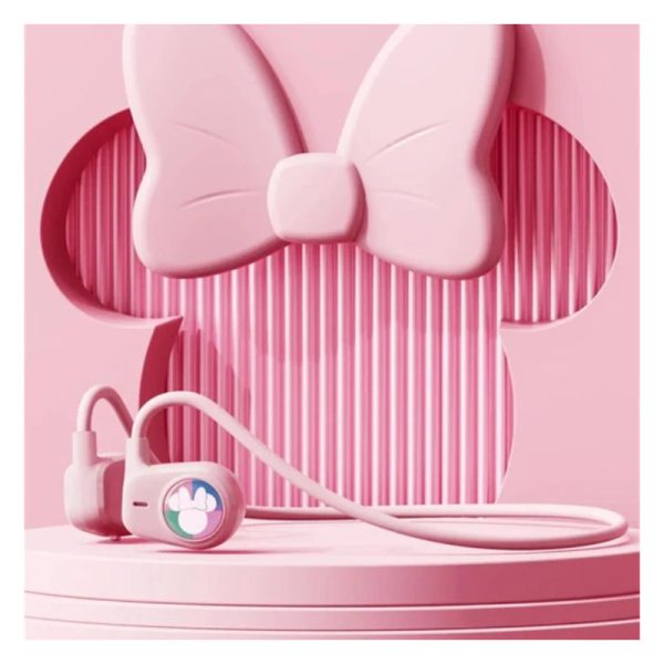 Disney QS-Q2 Bluetooth Wireless Sport headphones - Pink Fashion