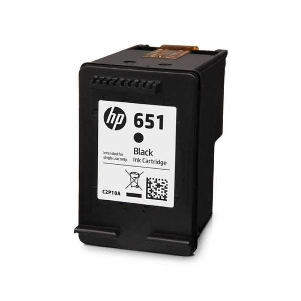 HP 651 Black Ink Cartridge - 600 Pages   Black Color   Ink Cartridge Supply