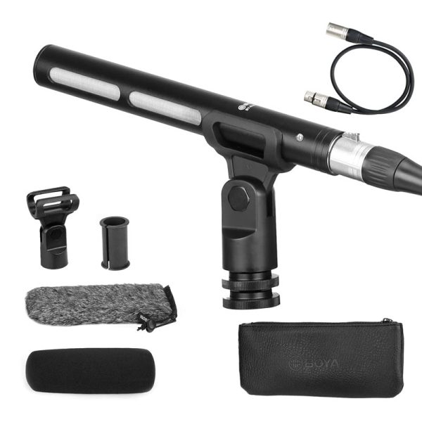 Boya BY-BM6040 Cardioid Shotgun Microphone - Mic   3-pin   XLR - Black For Discount