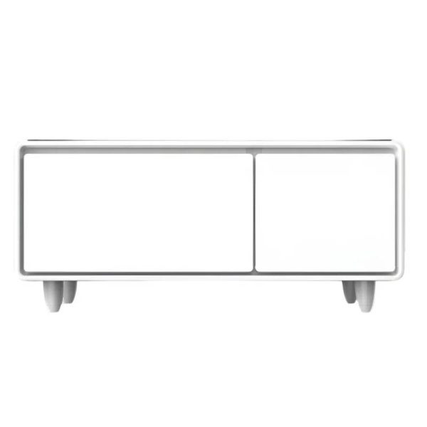 Gamax Elegant Smart Coffee Table with 90L Refrigerator - 2x USB   White Online now