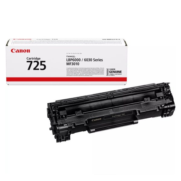 Canon 725 Black Color - 1.6K Pages   Black Color   Toner Cartridge For Discount