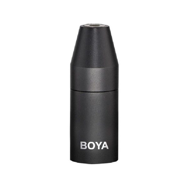 BOYA 35C-XLR Microphone Adapter - 3.5mm Jack   XLR - Black on Sale