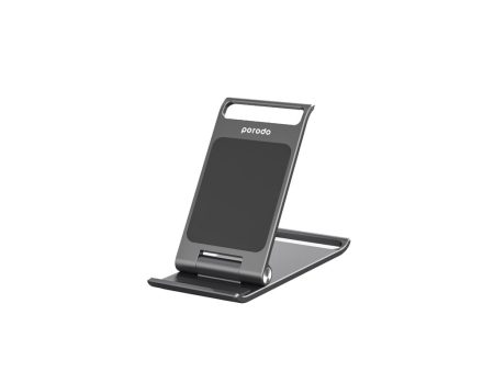 Porodo Aluminum Alloy Foldable Mobile Stand - Grey Discount