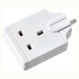 Masterplug SS-MP Single Socket Trailing Socket - 13 Amp   White Online