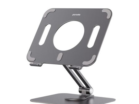 Porodo Aluminum Alloy Holder Angle Adjustable And Rotatable Tablet Stand - Grey Sale