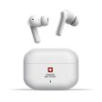 Swiss Military Delta 3 Stereo Earbuds - ANC+ENC   Wireless   White Hot on Sale