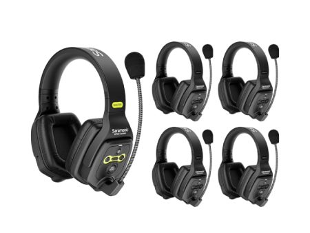 Saramonic WiTalk WT5D WiTalk Wireless Intercom Headset System - Black Fashion