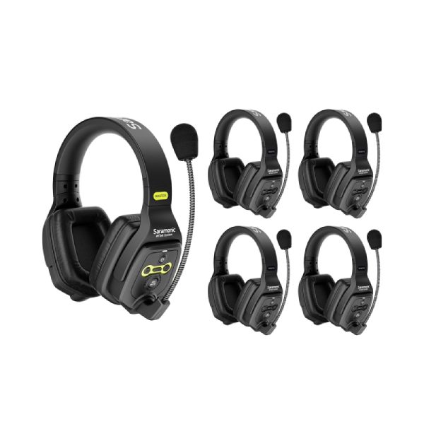 Saramonic WiTalk WT5D WiTalk Wireless Intercom Headset System - Black Fashion