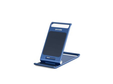 Porodo Aluminum Alloy Foldable Mobile Stand - Blue Online