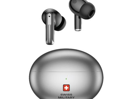 Swiss Military Victor 3 Earbuds - ANC   Wireless   Black Sale