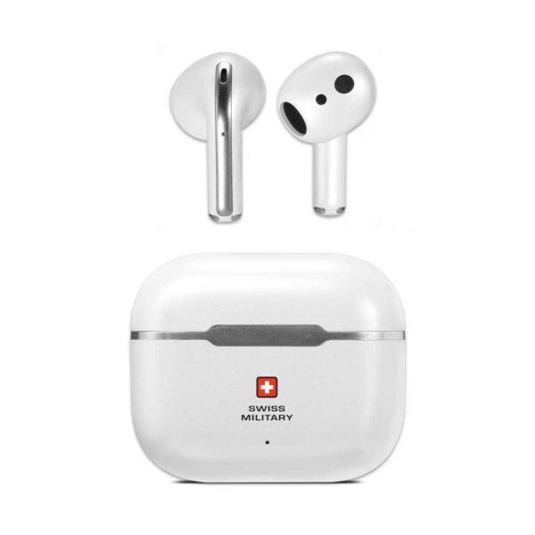 Swiss Military Victor 2 Earbuds - ENC   Wireless   White Fashion