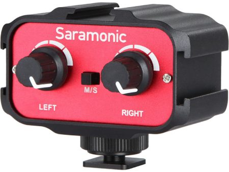 Saramonic SR-AX100 Two-Channel Audio Adapter - Black Online Hot Sale