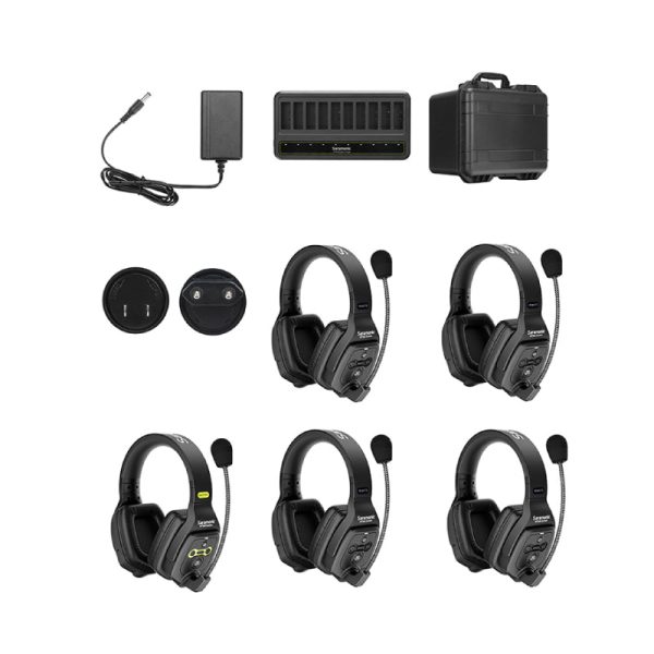 Saramonic WiTalk WT5D WiTalk Wireless Intercom Headset System - Black Fashion