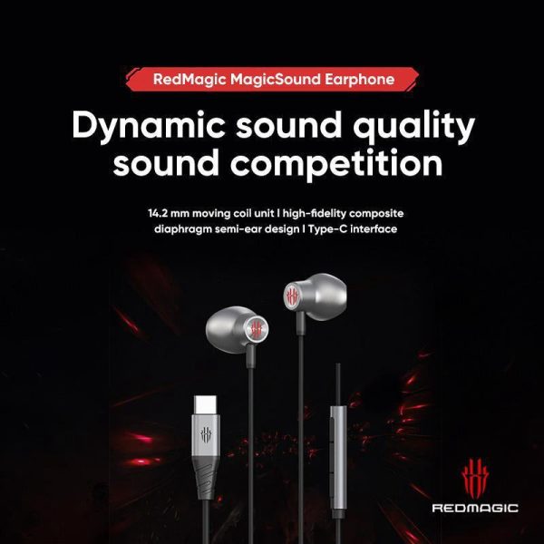 Red Magic Magicsound Earphones-Type-C Cheap